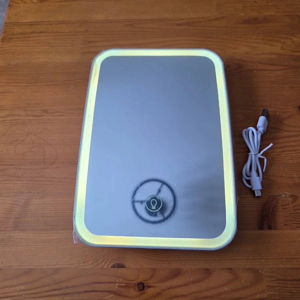 LED Table Mirror - 3 Light Options